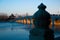 A traditional bridge in a Chinese imperial garden