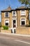 Traditional British Victorian detached house built in bricks wit