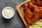 Traditional Buffalo style chicken wings