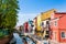 Traditional Burano colored houses, Venice