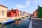 Traditional Burano colored houses, Venice