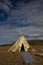 Traditional camping in the arctic