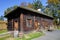 Traditional Canadian rural house from old times