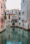 Traditional canal street in Venice