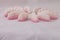 Traditional candy - Pink and white teeth sweeties,