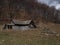 Traditional Carpathian old cottage house