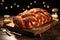 Traditional challah bread for jewish holidays