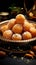 Traditional charm Motichoor ladoo, a classic Indian sweet, embodies nostalgic flavors