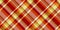 Traditional check tartan background, inspiration textile seamless fabric. Jpg pattern plaid texture vector in red and light