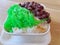 Traditional chendol cold dessert