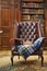 Traditional Chesterfield armchair