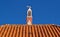 Traditional chimney on a housetop in Portugal