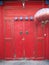 Traditional Chinese Doorway Red