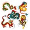 Traditional chinese Dragon, ancient symbol of asian or china culture, decoration for new year celebration, mythology