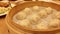 Traditional chinese dumpling breakfast called Xiao Long Bao