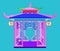 Traditional Chinese Gazebo Garden Pavilion Vector