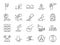 Traditional Chinese medicine icon set. It included medical, treatment, cure, heal and more icons. Editable Vector Stroke.