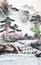 Traditional Chinese painting , landscape