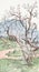 Traditional Chinese painting of plum blossom