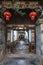 Traditional chinese street corridor