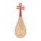 Traditional Chinese string plucked musical instrument pipa.Vector