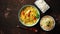 Traditional Chinese or Thai chicken yellow curry