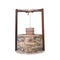 Traditional chinese water well With Pulley and Bucket isolated o