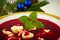 Traditional Christmas borscht