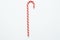 Traditional christmas edible decoration candy cane