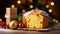 Traditional Christmas Panettone Cake