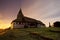 Traditional Church at night