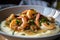 Traditional and Classic Shrimp and Grits with a Buttery Gravy