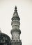 Traditional concrete minarets of a Mosque building