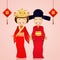 Traditional costume chinese wedding