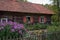 Traditional country house and garden Rumsiskes Lithuania