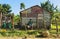 Traditional countryside house - poor woden cabins at the Dominican Republic,