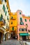 Traditional cozy street in city San Remo, Italy