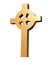 Traditional cross in gold