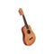 Traditional cuban acoustic guitar on a white background. Vector illustration.