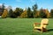 Traditional curveback sunset plastic outdoor patio adirondack chair