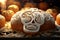 Traditional Day of the Dead Bread Pan de Muerto