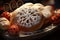 Traditional Day of the Dead Bread Pan de Muerto