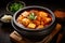 Traditional and delicious south korean sundubu jjigae soft tofu stew for food lovers