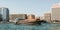 Traditional dhows on the creek at Deira, Dubai, UAE