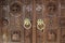 Traditional door in Monastery of Saint Jovan Bigorski at Mavrovo National Park