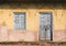 Traditional Door and Window at Chand Baori Stepwell in Jaipur