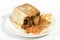 Traditional Durban Bunny Chow Showing Curry Gravy Soaked Bread