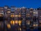 Traditional Dutch canal buildings