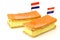 Traditional Dutch pastry called tompouce