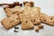 Traditional dutch pastry speculaas